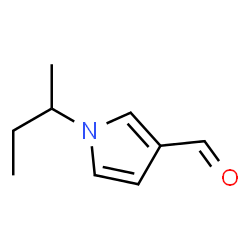 1H-Pyrrole-3-carboxaldehyde, 1-(1-methylpropyl)- (9CI)结构式