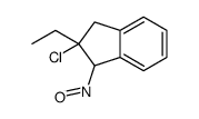 2-chloro-2-ethyl-1-nitroso-1,3-dihydroindene Structure
