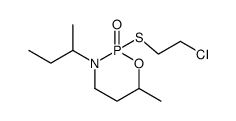 3-sec-Butyl-2-(2-chloro-ethylsulfanyl)-6-methyl-[1,3,2]oxazaphosphinane 2-oxide Structure