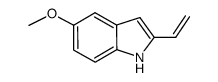 1H-Indole,2-ethenyl-5-methoxy-(9CI) structure