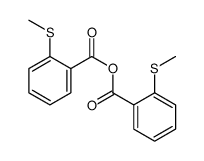 (2-methylsulfanylbenzoyl) 2-methylsulfanylbenzoate Structure