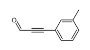 3-(3-methylphenyl)prop-2-ynal结构式