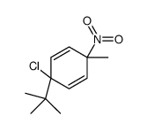 3-tert-butyl-3-chloro-6-methyl-6-nitrocyclohexa-1,4-diene结构式