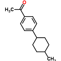 1-[4-(4-Methylcyclohexyl)phenyl]ethanone Structure