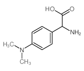 2-amino-2-(4-dimethylaminophenyl)acetic acid结构式