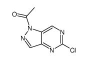 1-(5-chloropyrazolo[4,3-d]pyrimidin-1-yl)ethanone Structure