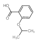 2-异丙氧基苯甲酸结构式