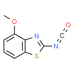 Benzothiazole, 2-isocyanato-4-methoxy- (9CI)结构式
