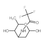 a-D-arabino-Hexopyranose,2,3,6-trideoxy-3-[(trifluoroacetyl)amino]- (9CI) Structure