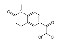 6-(2,2-dichloroacetyl)-1-methyl-3,4-dihydroquinolin-2-one Structure