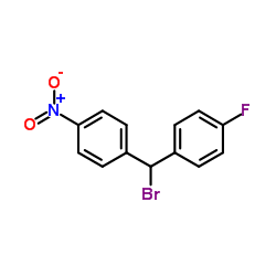 1-[Bromo(4-fluorophenyl)methyl]-4-nitrobenzene Structure
