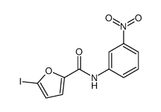 5-iodo-N-(3-nitrophenyl)furan-2-carboxamide结构式