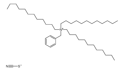 benzyl(tridodecyl)azanium,thiocyanate结构式