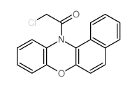 1-benzo[a]phenoxazin-12-yl-2-chloroethanone结构式