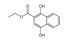 ethyl 1,4-dihydroxynaphthalene-2-carboxylate Structure