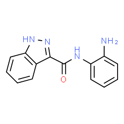 1H-Indazole-3-carboxamide,N-(2-aminophenyl)-(9CI)结构式