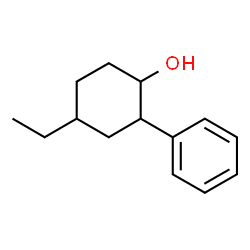 Cyclohexanol, 4-ethyl-2-phenyl- (4CI) structure