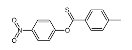 4-methylthiobenzoic acid O-(4-nitrophenyl) ester结构式