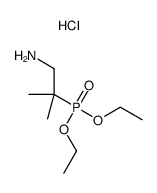 diethyl 2-amino-1,1-dimethyl-ethylphosphonate hydrochloride结构式