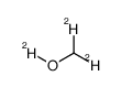 dideuterio(deuteriooxy)methane Structure