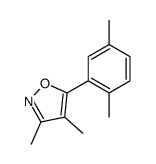 5-(2,5-Dimethylphenyl)-3,4-dimethylisoxazole structure