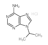 9H-Purin-6-amine,9-(1-methylethyl)-, hydrochloride (1:1)结构式