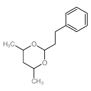 1,3-Dioxane,4,6-dimethyl-2-(2-phenylethyl)- Structure