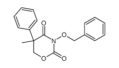 3-Benzyloxy-5,6-dihydro-5-methyl-5-phenyl-2H-1,3-oxazin-2,4(3H)-dion Structure