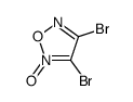 3,4-dibromo-2-oxido-1,2,5-oxadiazol-2-ium结构式