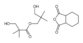 3a,4,5,6,7,7a-hexahydro-2-benzofuran-1,3-dione,(3-hydroxy-2,2-dimethylpropyl) 3-hydroxy-2,2-dimethylpropanoate Structure