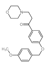 1-Propanone,1-[4-[(4-methoxyphenyl)methoxy]phenyl]-3-(4-morpholinyl)- picture