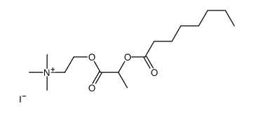 trimethyl-[2-(2-octanoyloxypropanoyloxy)ethyl]azanium,iodide结构式