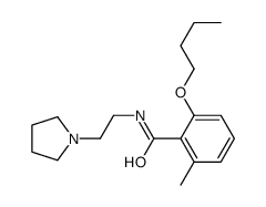 2-Butoxy-6-methyl-N-[2-(1-pyrrolidinyl)ethyl]benzamide Structure