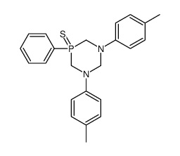 1,3-bis(4-methylphenyl)-5-phenyl-5-sulfanylidene-1,3,5λ5-diazaphosphinane结构式