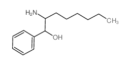 2-amino-1-phenyl-octan-1-ol structure