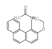 Acetamide,N-(3-ethoxy-4-phenanthrenyl)- Structure