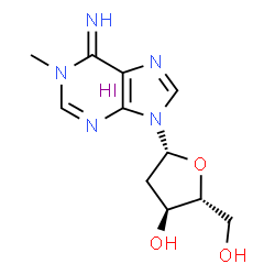 2'-DEOXY-1-METHYL-ADENOSINE HYDRIODIDE Structure