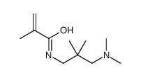N-[3-(dimethylamino)-2,2-dimethylpropyl]methacrylamide Structure