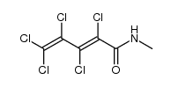 Perchlor-pentadien-(1.3)-saeure-(5)-methylamid结构式