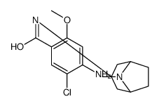 4-amino-5-chloro-2-methoxy-N-(8-methyl-8-azabicyclo[3.2.1]octan-3-yl)benzamide结构式