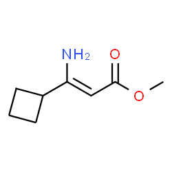 2-Propenoicacid,3-amino-3-cyclobutyl-,methylester(9CI) structure