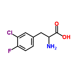 3-Chloro-4-fluorophenylalanine structure