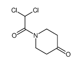 4-Piperidinone, 1-(dichloroacetyl)- (9CI) Structure