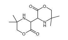 3-(5,5-dimethyl-2-oxomorpholin-3-yl)-5,5-dimethylmorpholin-2-one Structure