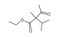 2-isopropyl-2-methyl-3-oxobuttersaeure-aethylester Structure