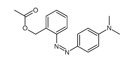 2-((4-(Dimethylamino)phenyl)azo)benzenemethanol, acetate ester structure