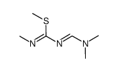 Carbamimidothioic acid, [(dimethylamino)methylene]methyl-, methyl ester (9CI) Structure