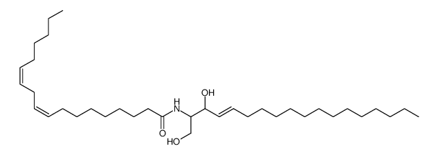 N-(9-cis-12-cis-octadecadienoyl)-sphingosin Structure