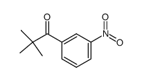 2,2-dimethyl-3'-nitropropiophenone Structure