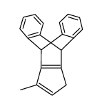 (methyl-3' cyclopentadiene-1',3' ylene-1',2')-9,10 dihydro-9,10 anthracene结构式